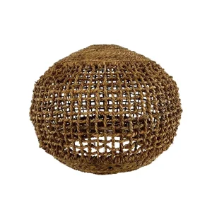 Handcrafted natural boho hanging ceiling lamp