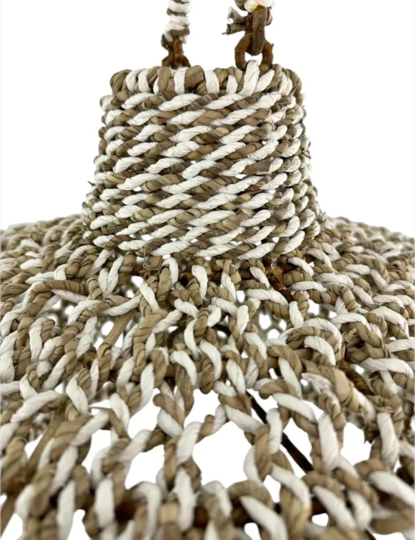 Rustic Pendant Light – Handmade Natural Material Hanging Lamp Art. No. NMLRUSTIC-00402