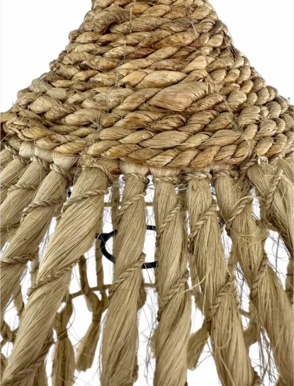 Rustic Pendant Light – Handmade Natural Material Hanging Lamp Art. No. NMLRUSTIC-00403