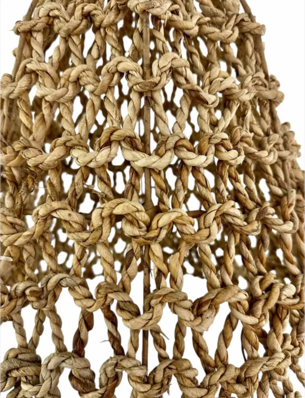 Rustic Pendant Light – Handmade Natural Material Hanging Lamp Art. No. NMLRUSTIC-00404