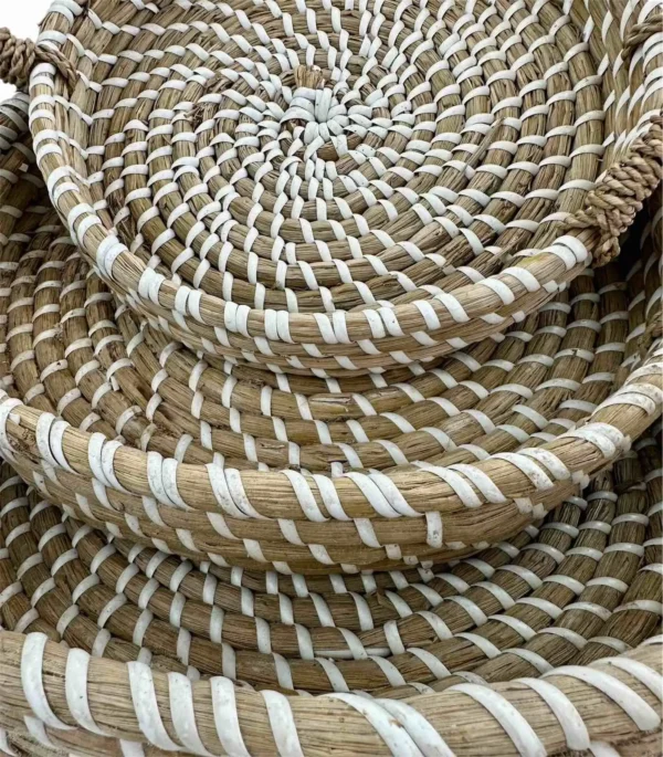 Handwoven Natural Fiber Basket Set Art. No. NMA-00439