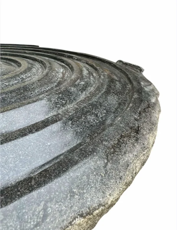 River Stone Fountain Basin – Handmade Natural Stone Water Feature | Art. No. RSF00464