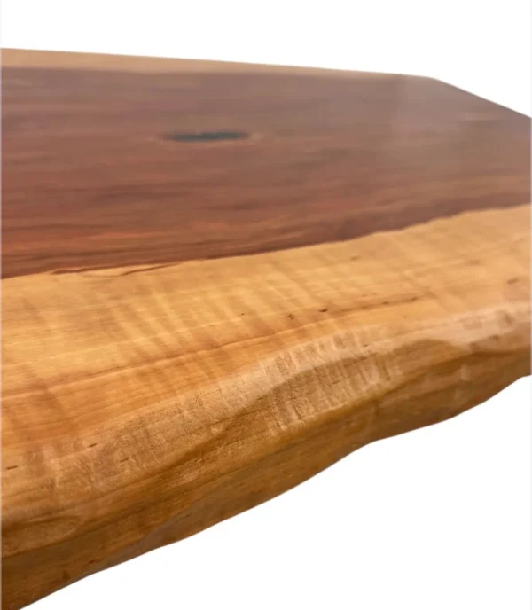 Solid Wood Bathroom Countertop – Handmade Natural Live Edge Vanity Top | Art. SWBC-00448