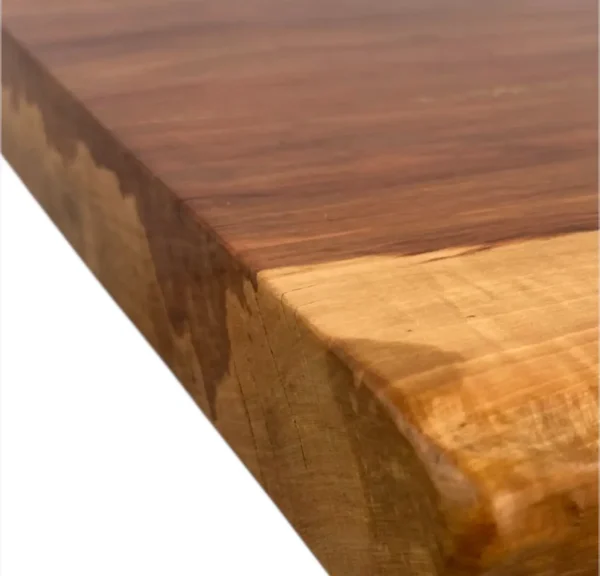 Solid Wood Bathroom Countertop – Handmade Natural Live Edge Vanity Top | Art. SWBC-00448
