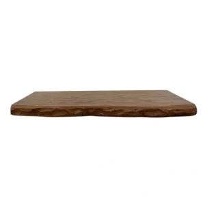 Solid wood bathroom countertop with natural live edge design handmade wooden vanity top