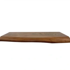Solid wood bathroom countertop with natural live edge design handmade wooden vanity top