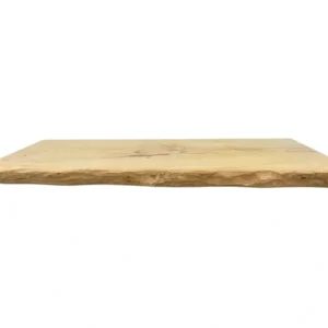 Solid wood bathroom countertop with natural live edge design handmade wooden vanity top
