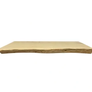 Solid wood bathroom countertop with natural live edge design handmade wooden vanity top