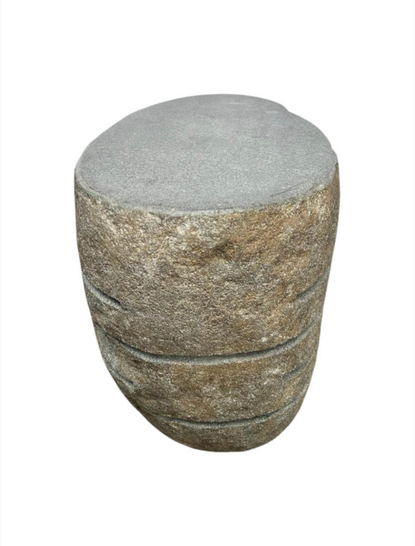 Natural stone stool lamp- handmade in Indonesia Art. No. SL00458