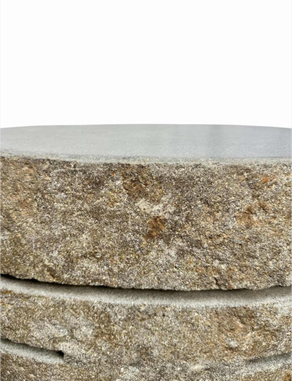 Natural stone stool lamp- handmade in Indonesia Art. No. SL00458