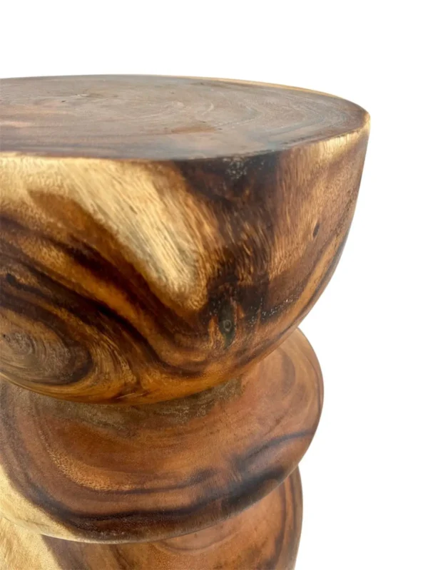 Suar Wood Accent Stool-Handmade Art. No. STKY-AS00420