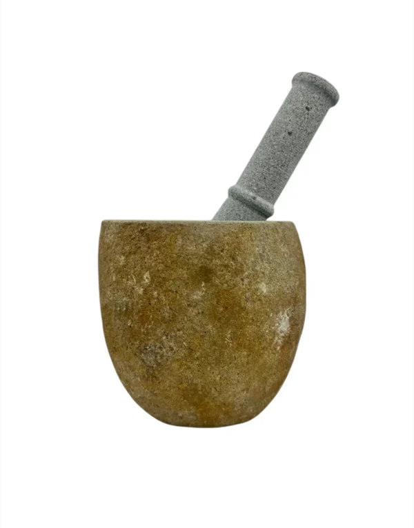 River Stone Mortar and Pestle – Handmade in Indonesia | RSMP00469