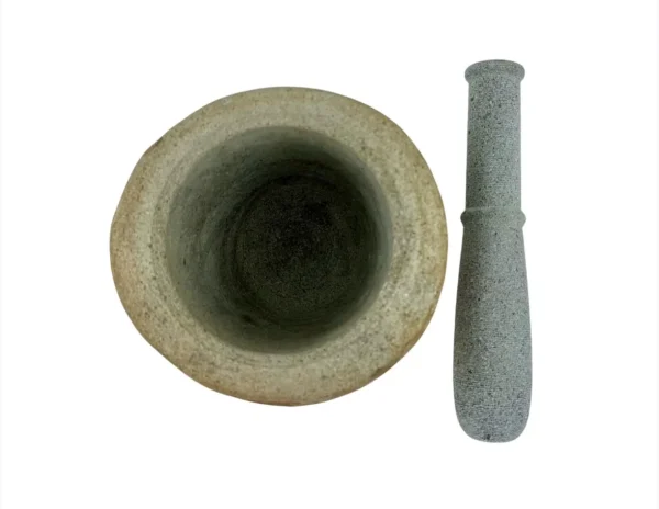 River Stone Mortar and Pestle – Handmade in Indonesia | RSMP00469