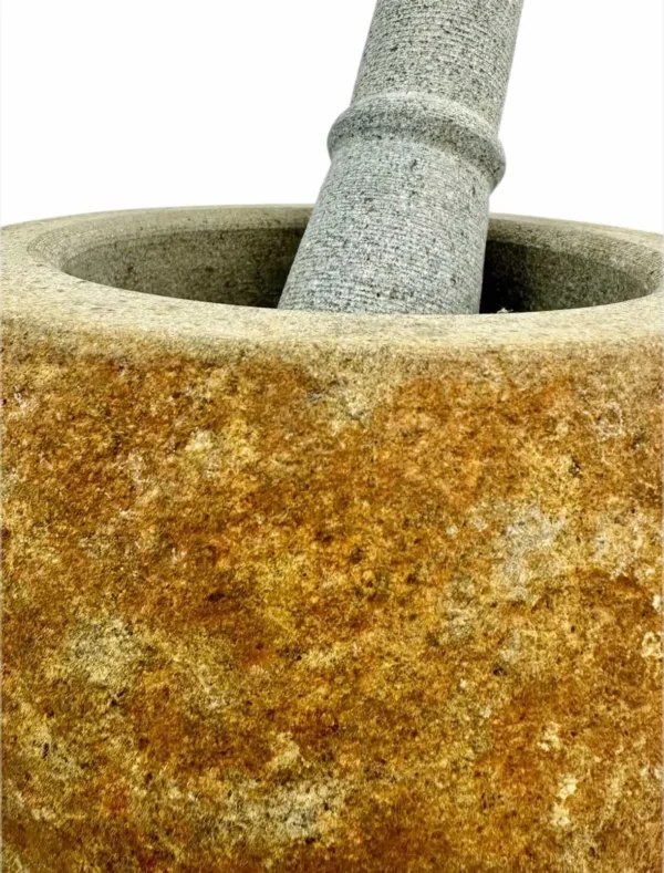 River Stone Mortar and Pestle – Handmade in Indonesia | RSMP00469