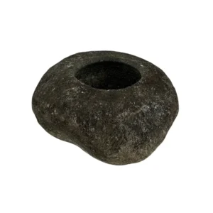 handmade mini river stone pot natural stone planter