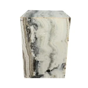 handmade onyx accent stool luxury natural stone side table