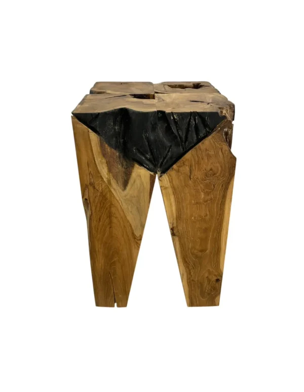 Teak Wood Accent Stool-Handmade Art. No. AS00541