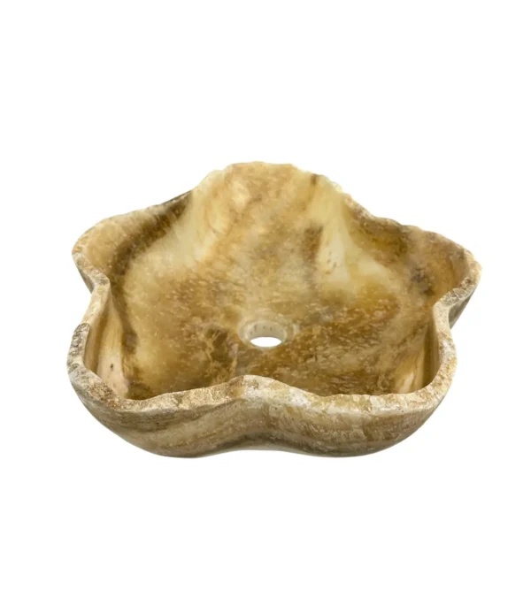 Onyx stone sink star- handmade, natural design Art. No. OS00574