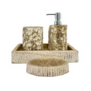 handmade onyx bathroom accessories set luxury natural stone bathroom décor
