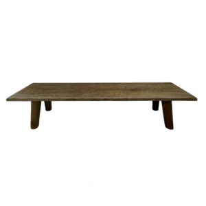 reclaimed teak coffee table with rectangular solid wood top