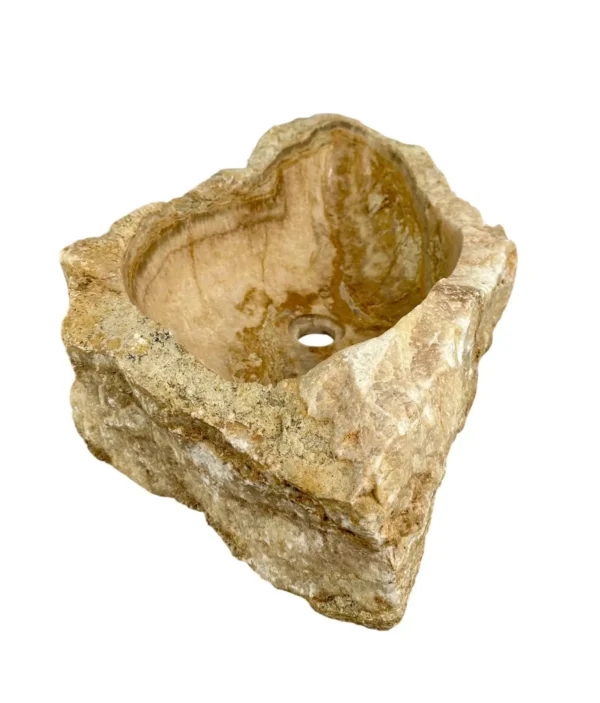Onyx stone sink- handmade, natural design Art. No. OS00625