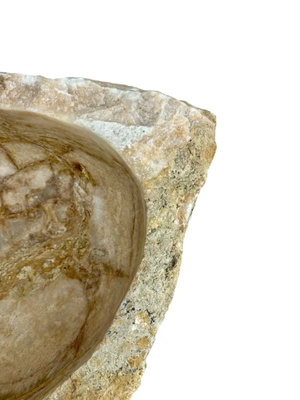 Onyx stone sink- handmade, natural design Art. No. OS00625