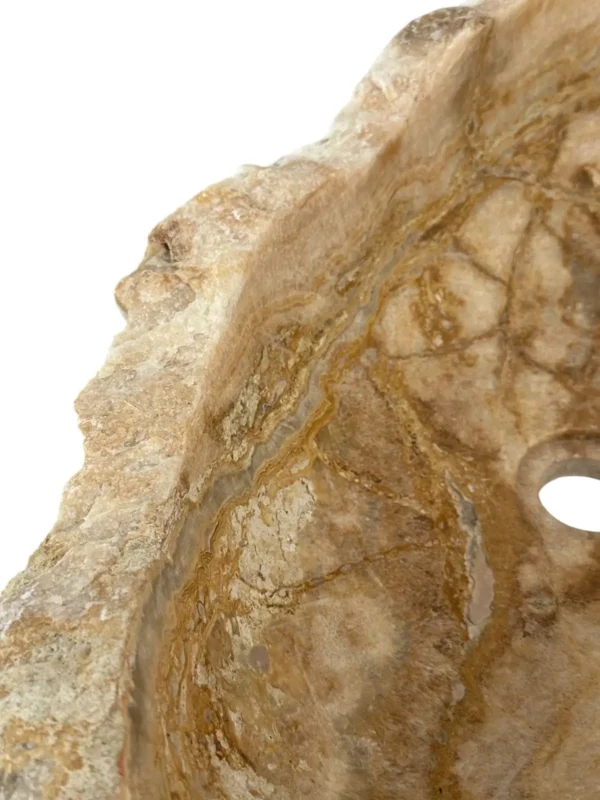 Onyx stone sink- handmade, natural design Art. No. OS00625