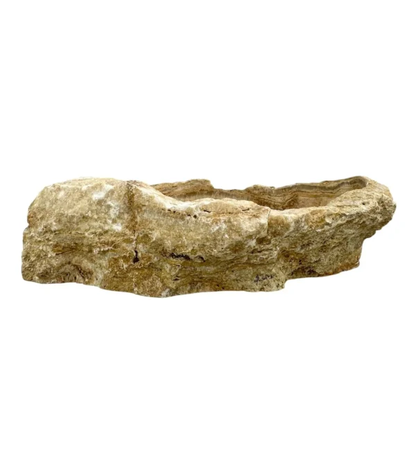 Onyx stone sink- handmade, natural design Art. No. OS00625