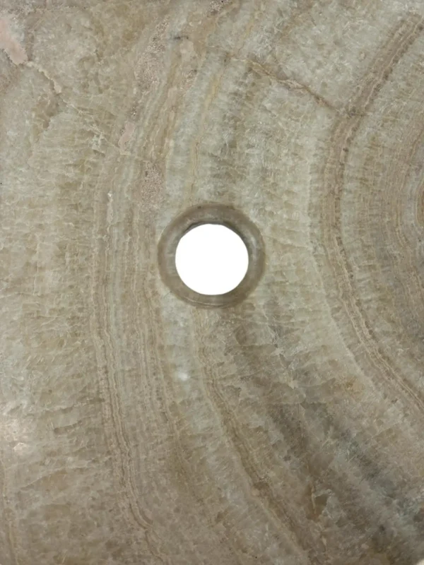 Onyx stone sink- handmade, natural design Art. No. OS00628