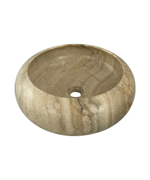 Onyx stone sink- handmade, natural design Art. No. OS00628