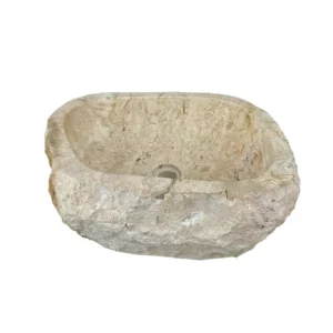 handmade natural marble sink rustic stone vessel bathroom basin