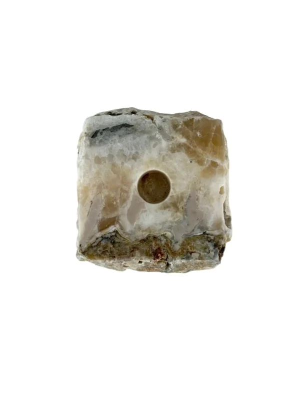 Onyx candle holder – handmade, unique color palette Art. No. OCH00677