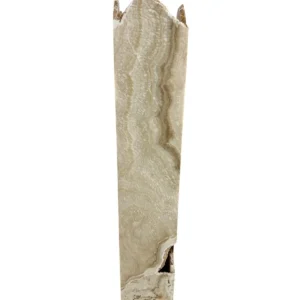 handcrafted onyx floor lamp with natural veining