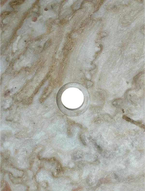 Onyx stone sink- handmade, natural design Art. No. OS00662