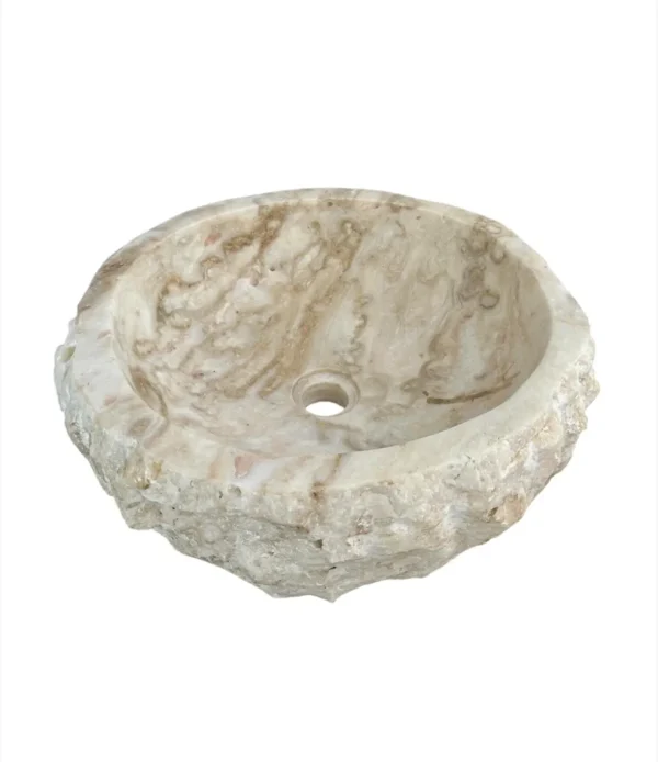 Onyx stone sink- handmade, natural design Art. No. OS00662