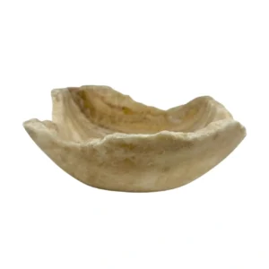 handcrafted natural onyx tray with organic irregular form