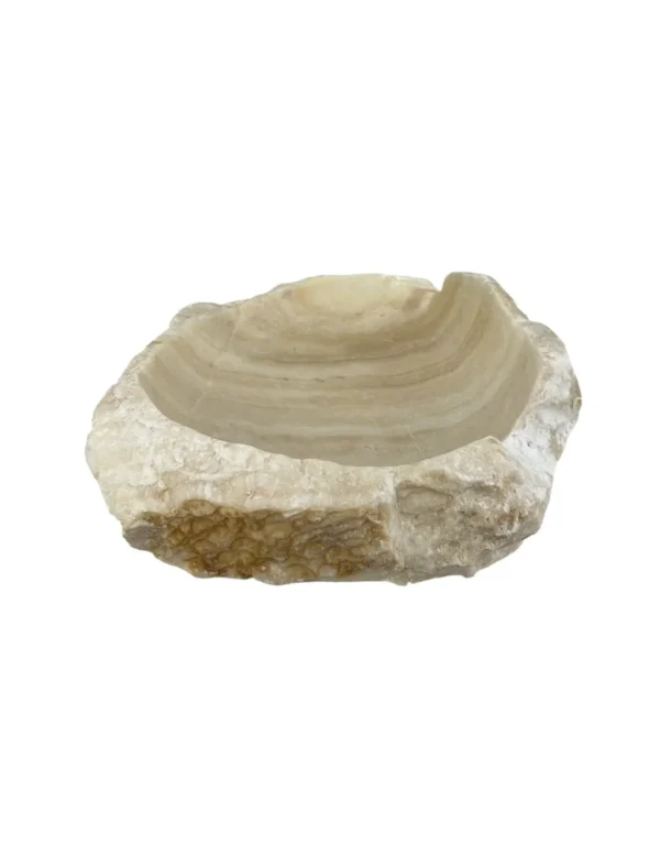 Handcrafted Natural Onyx Tray | Art. No. OT00707